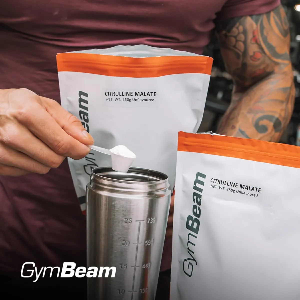 GymBeam L-Citrullin Malat 2:1 Pulver neutral 250g vegan