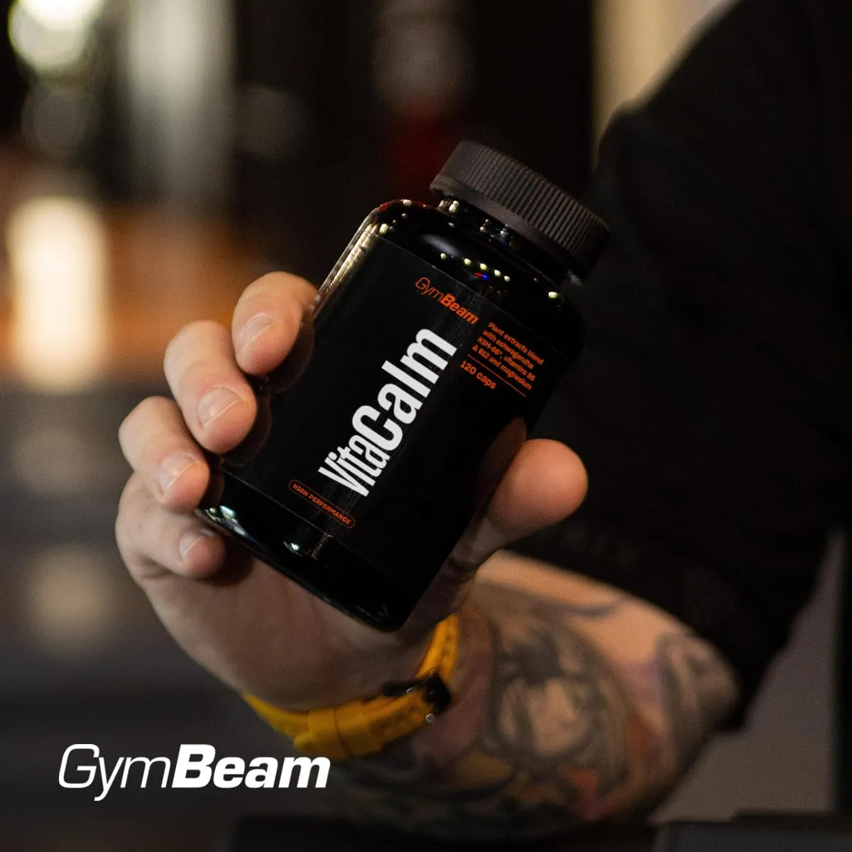 GymBeam VitaCalm KSM-66 Ashwagandha Kapseln beruhigend