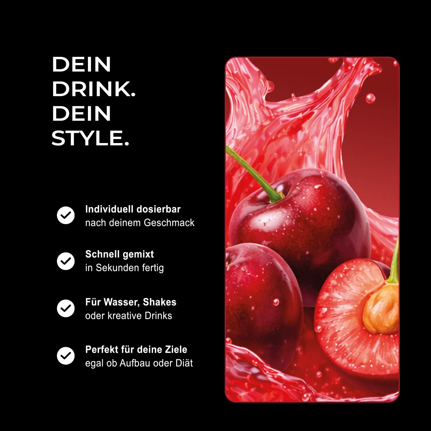 Neosupps Zero Sirup Cherry Sirup 65ml kalorienfrei