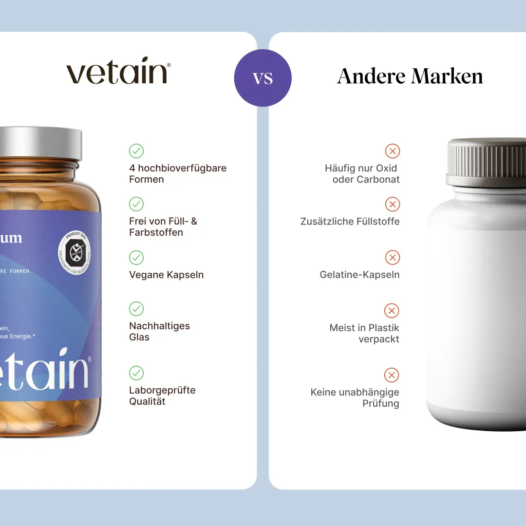 VETAIN Magnesium Complex 180 Kapseln Multi-Form