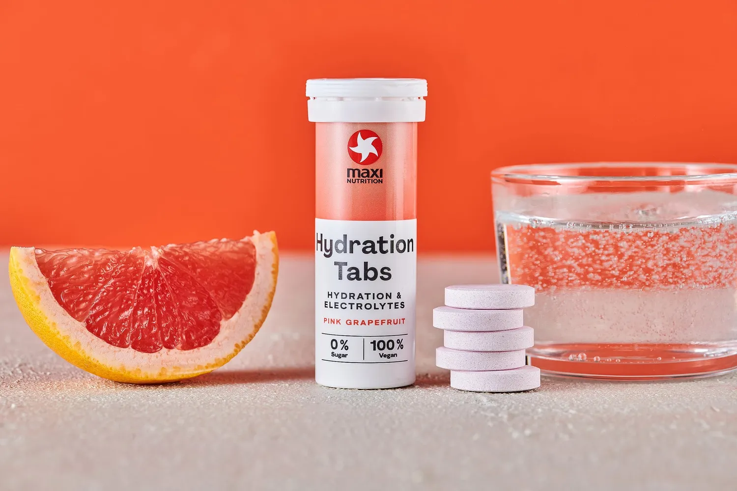 MaxiNutrition Hydration Tabs Pink Grapefruit zuckerfrei