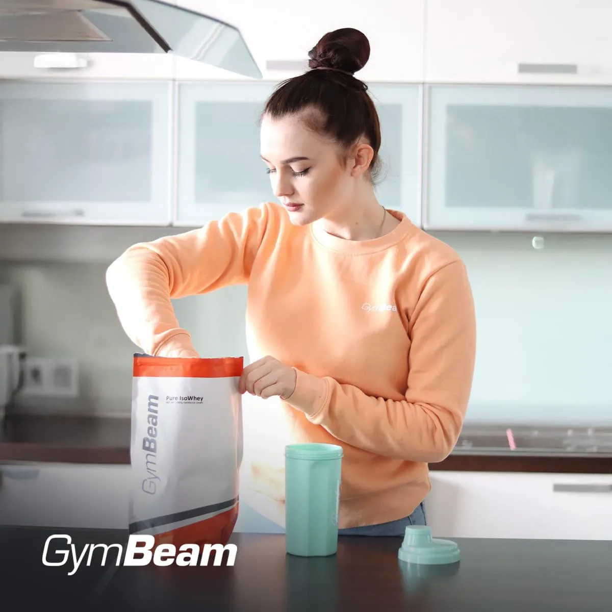 GymBeam Pure IsoWhey Isolat neutral 1000g zuckerarm