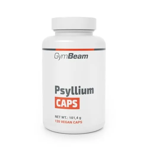 GymBeam Flohsamenschalen Kapseln 120 Stk vegan glutenfrei