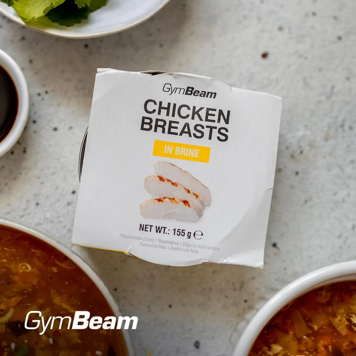 GymBeam Hähnchenbrust Salzlake 12x155g Dose