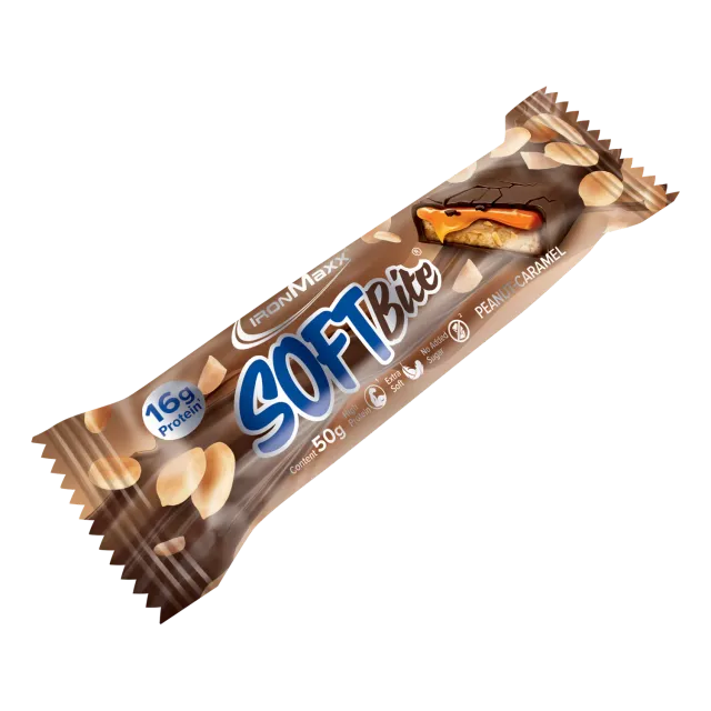 IronMaxx Softbite Proteinriegel 50g Peanut Caramel
