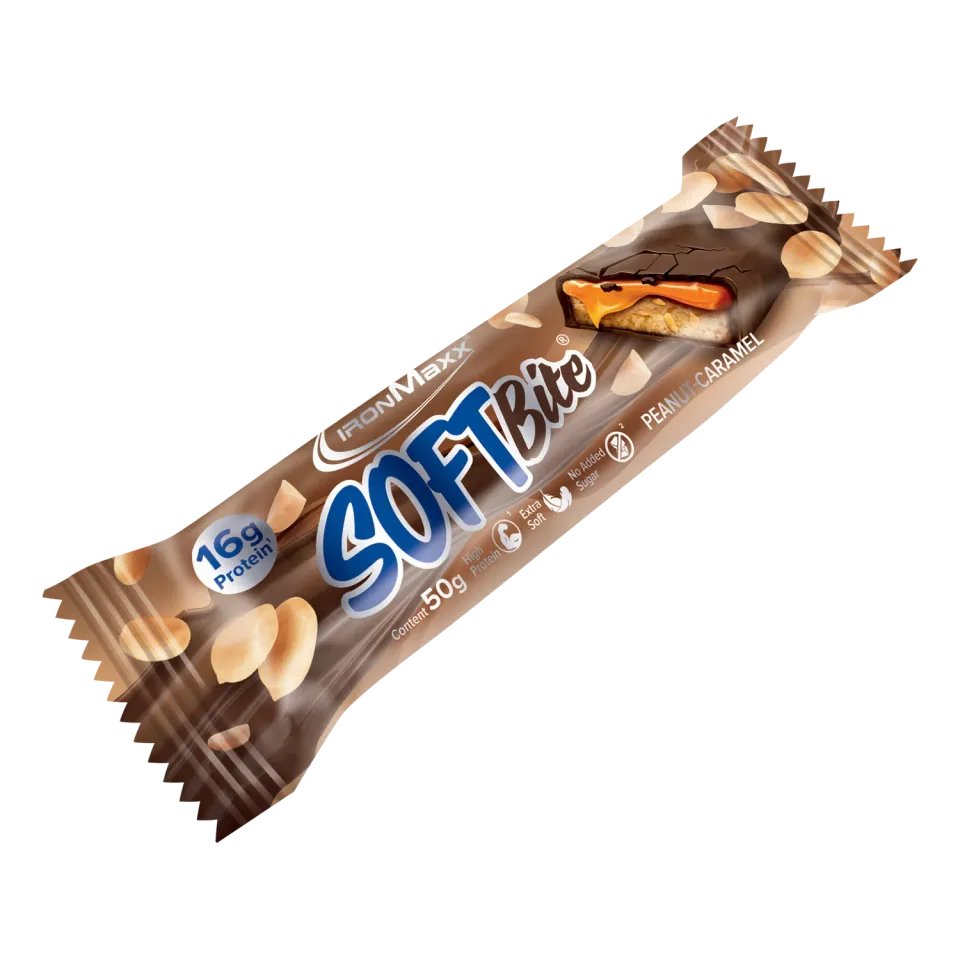 IronMaxx Softbite Proteinriegel 50g Peanut Caramel