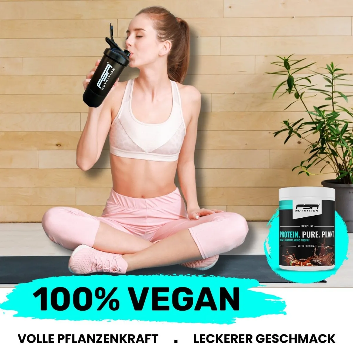 FSA Nutrition Pure Plant Protein Nutty Chocolate vegan