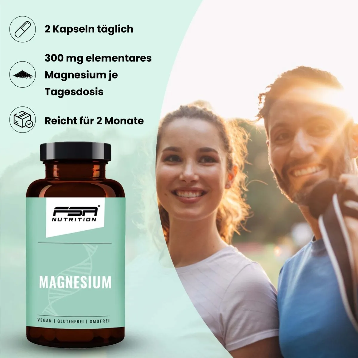FSA Nutrition Magnesium Bisglycinat Citrat 300 mg
