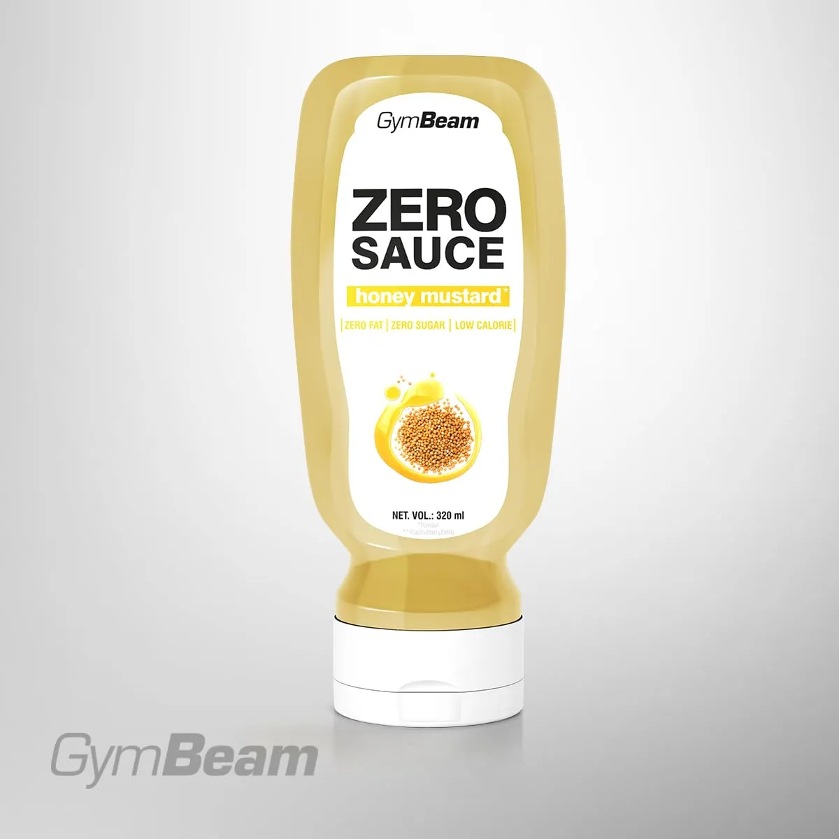 GymBeam Zero Sauce Honig-Senf Sauce 320 ml zuckerfrei