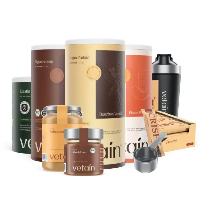 Vetain Ultimate Experience Bundle vegane Box mit Shaker