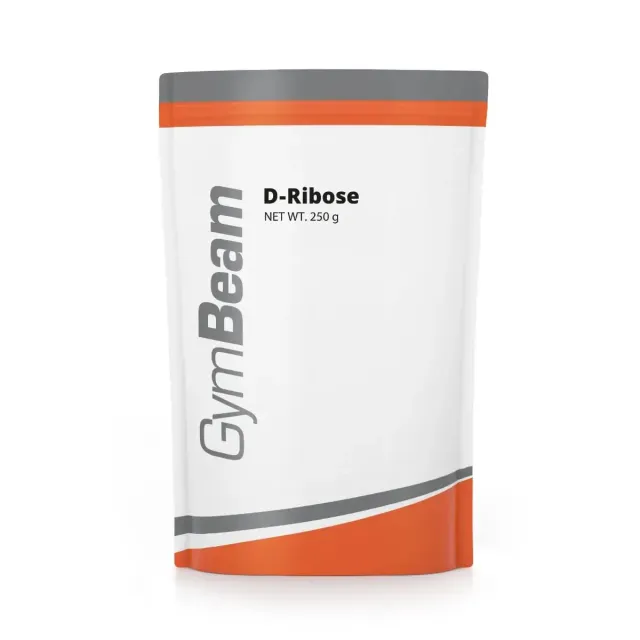 GymBeam D-Ribose Pulver 250 g für Zellenergie
