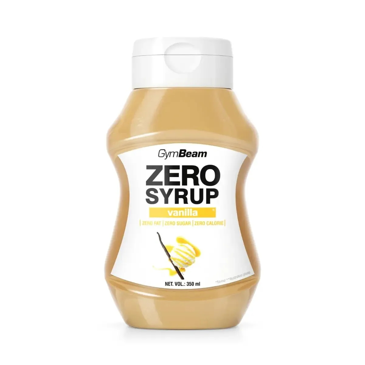 GymBeam Zero Syrup Vanille Sirup 3x320ml kalorienfrei