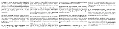 GymBeam Kokosnussöl bio 200 ml kaltgepresst