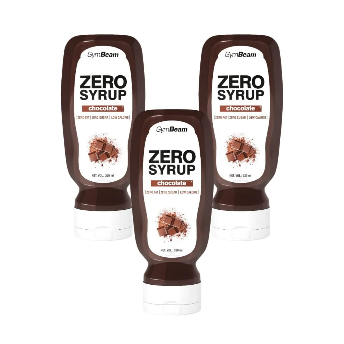 GymBeam Zero Syrup Schokolade 320ml zuckerfrei