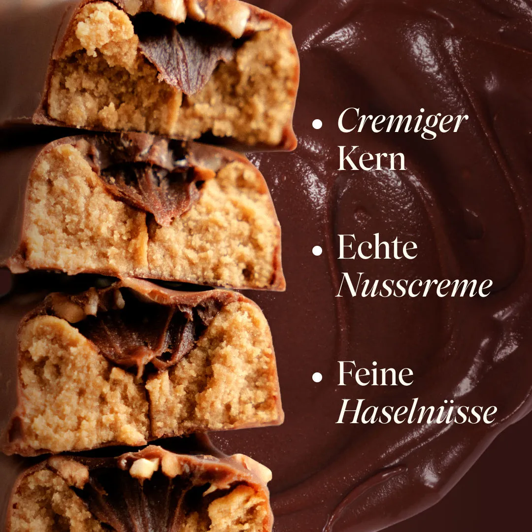 Vetain Creamy Proteinriegel Nuss-Nougat 12er Pack crem