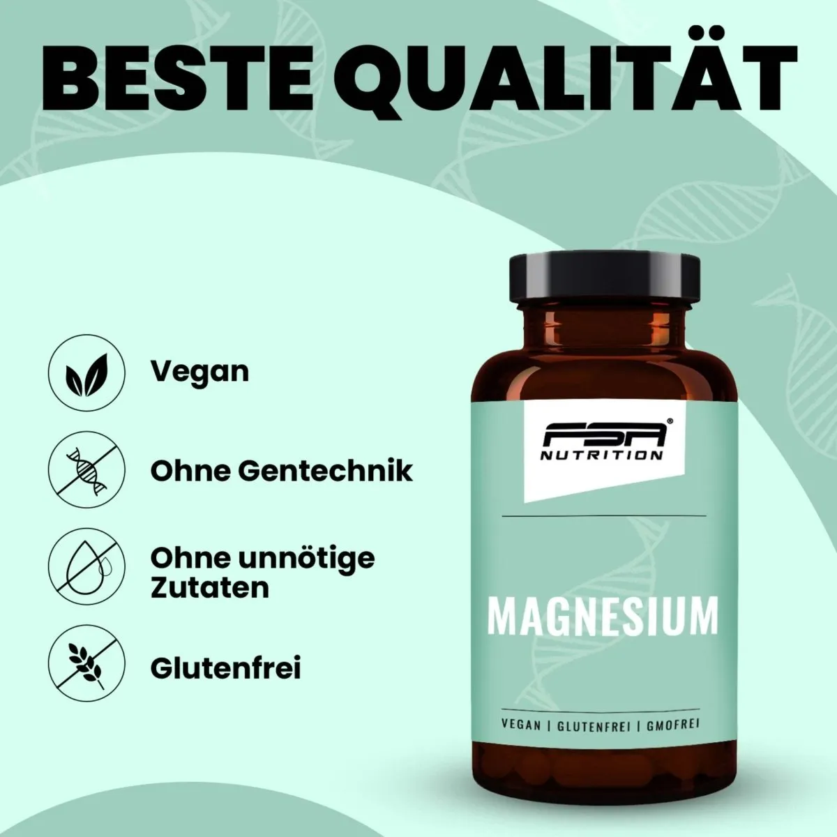 FSA Nutrition Magnesium Bisglycinat Citrat 300 mg