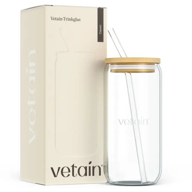 Vetain Trinkglas mit Logo Shake-Glas 1 Stück