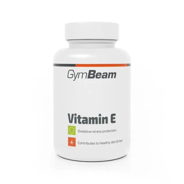GymBeam Vitamin E Kapseln hochdosiert 60 Stk Zellschutz