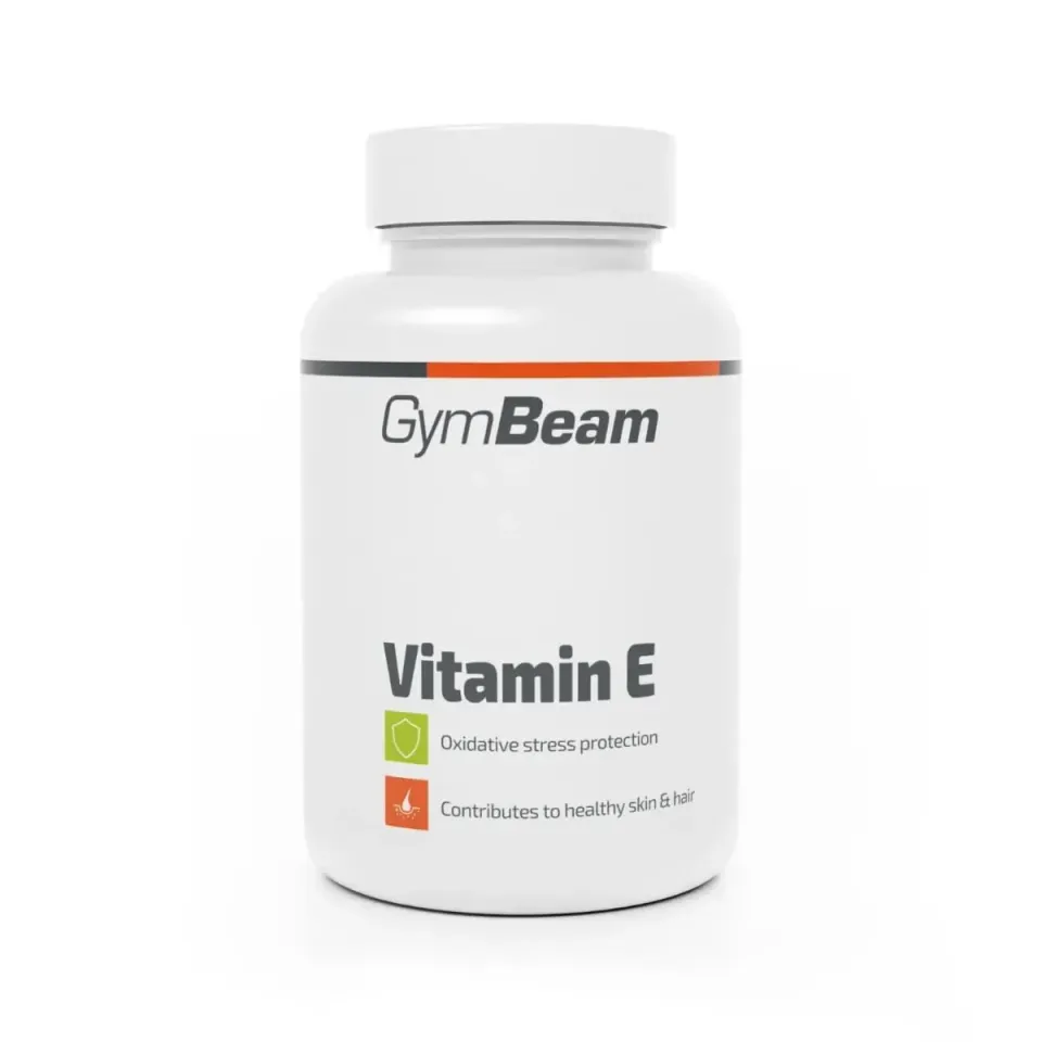 GymBeam Vitamin E Kapseln hochdosiert 60 Stk Zellschutz