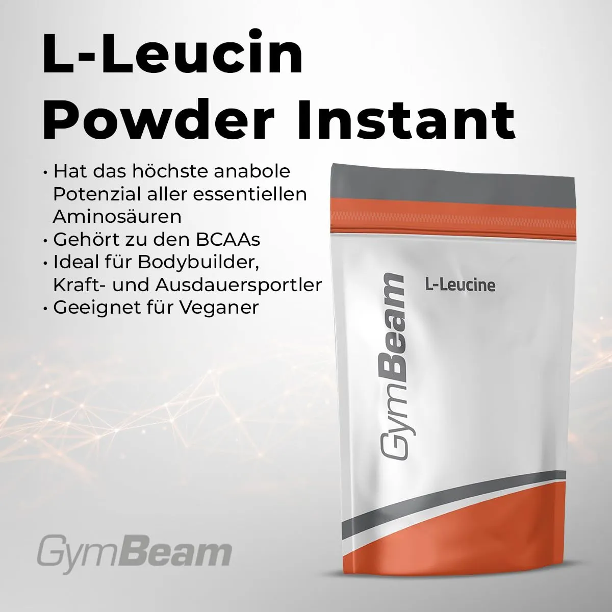 GymBeam L-Leucin Pulver 250g gut löslich