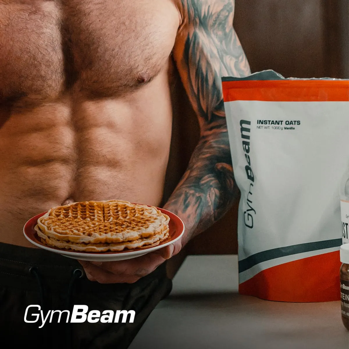 GymBeam Instant Haferflocken Chocolate 1000 g vegan