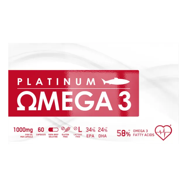 IronMaxx Platinum Omega 3 Fischöl 60 Kapseln