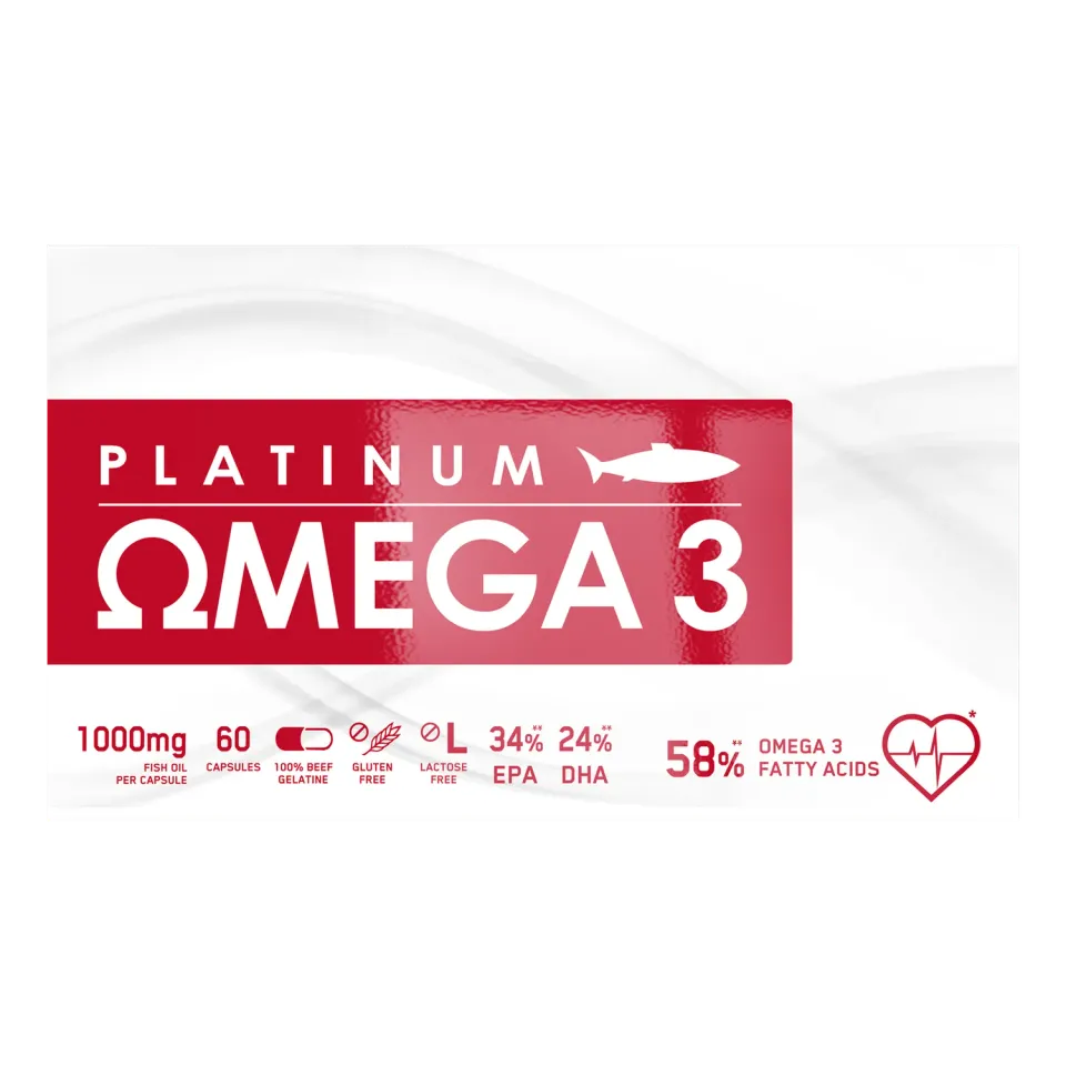 IronMaxx Platinum Omega 3 Fischöl 60 Kapseln