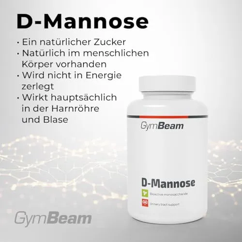 GymBeam D-Mannose Kapseln 1500 mg 90 Stk Harnwege