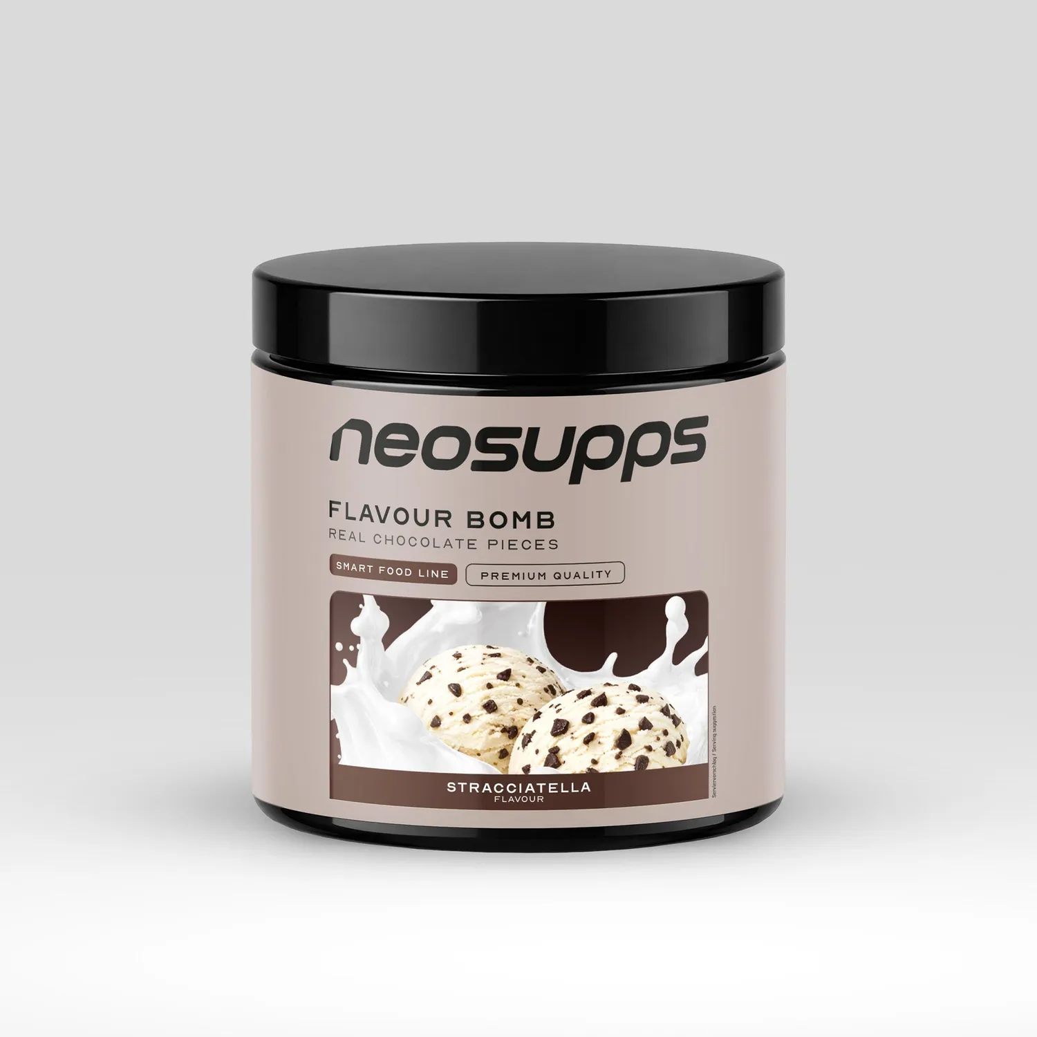 Neosupps Flavour Bomb Pulver Stracciatella 250g kalorienarm