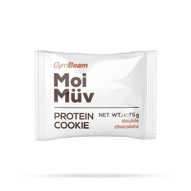 GymBeam MoiMüv Protein Cookie doppelte Schokolade 12x75 g