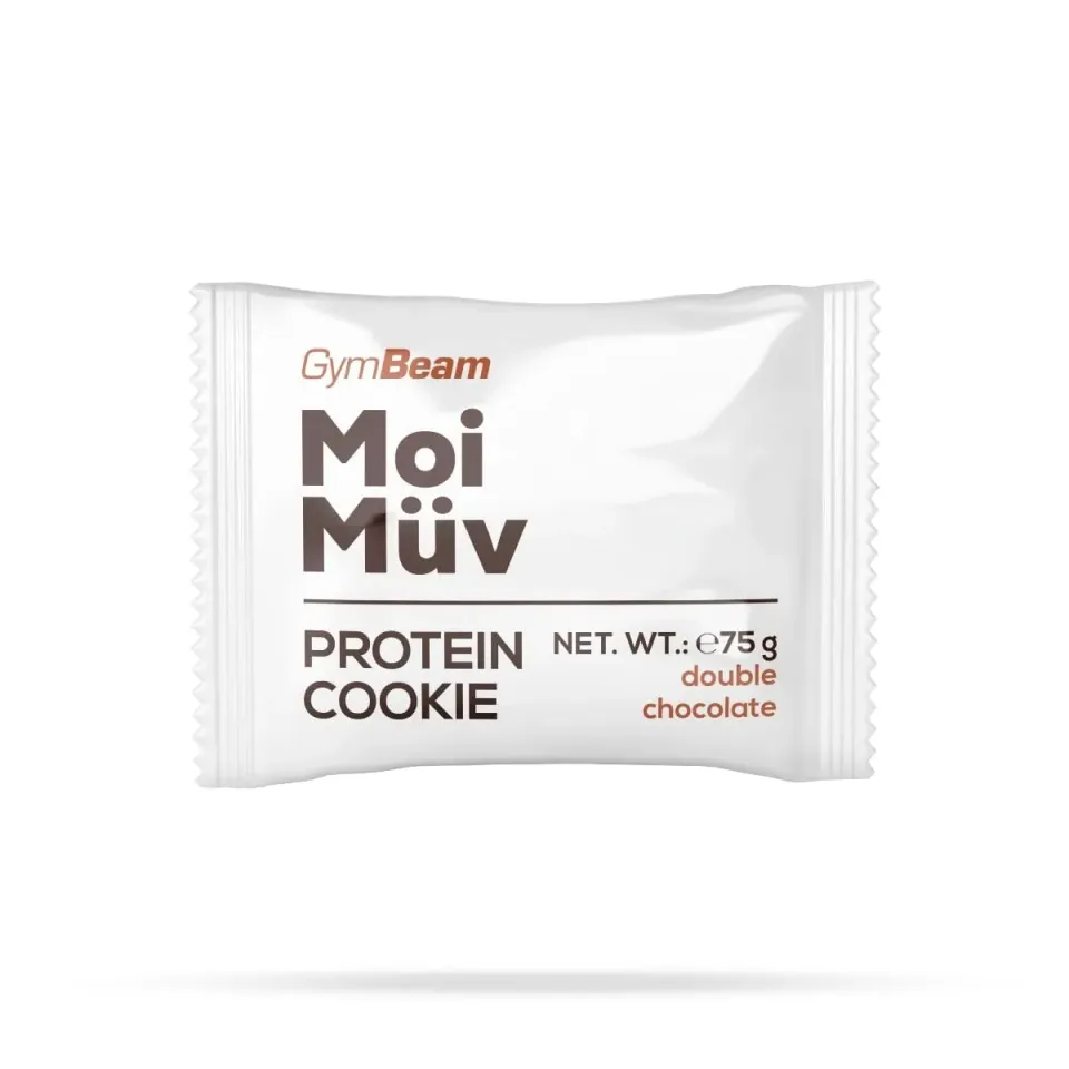 GymBeam MoiMüv Protein Cookie doppelte Schokolade 12x75 g