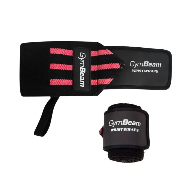 GymBeam Wrist Wraps Handgelenkbandagen Pink Universalgrösse