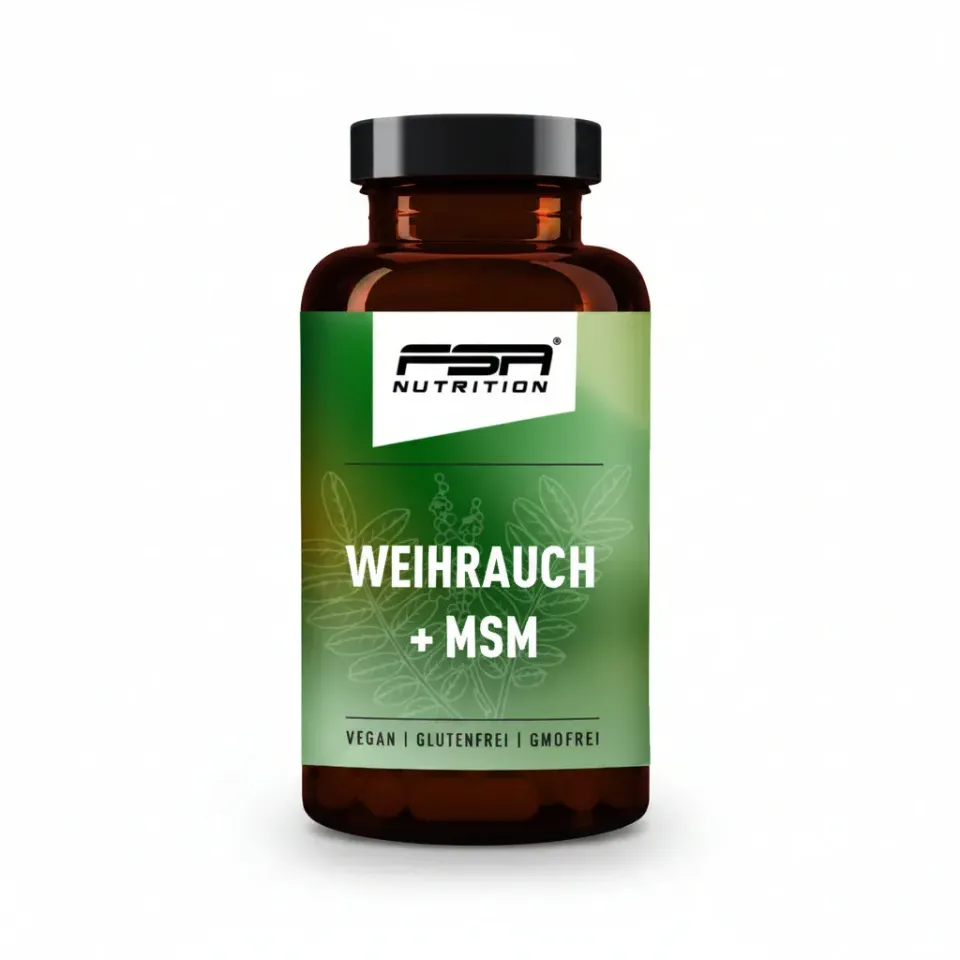 FSA Nutrition Weihrauch MSM Kapseln hochdosiert mit 800 mg