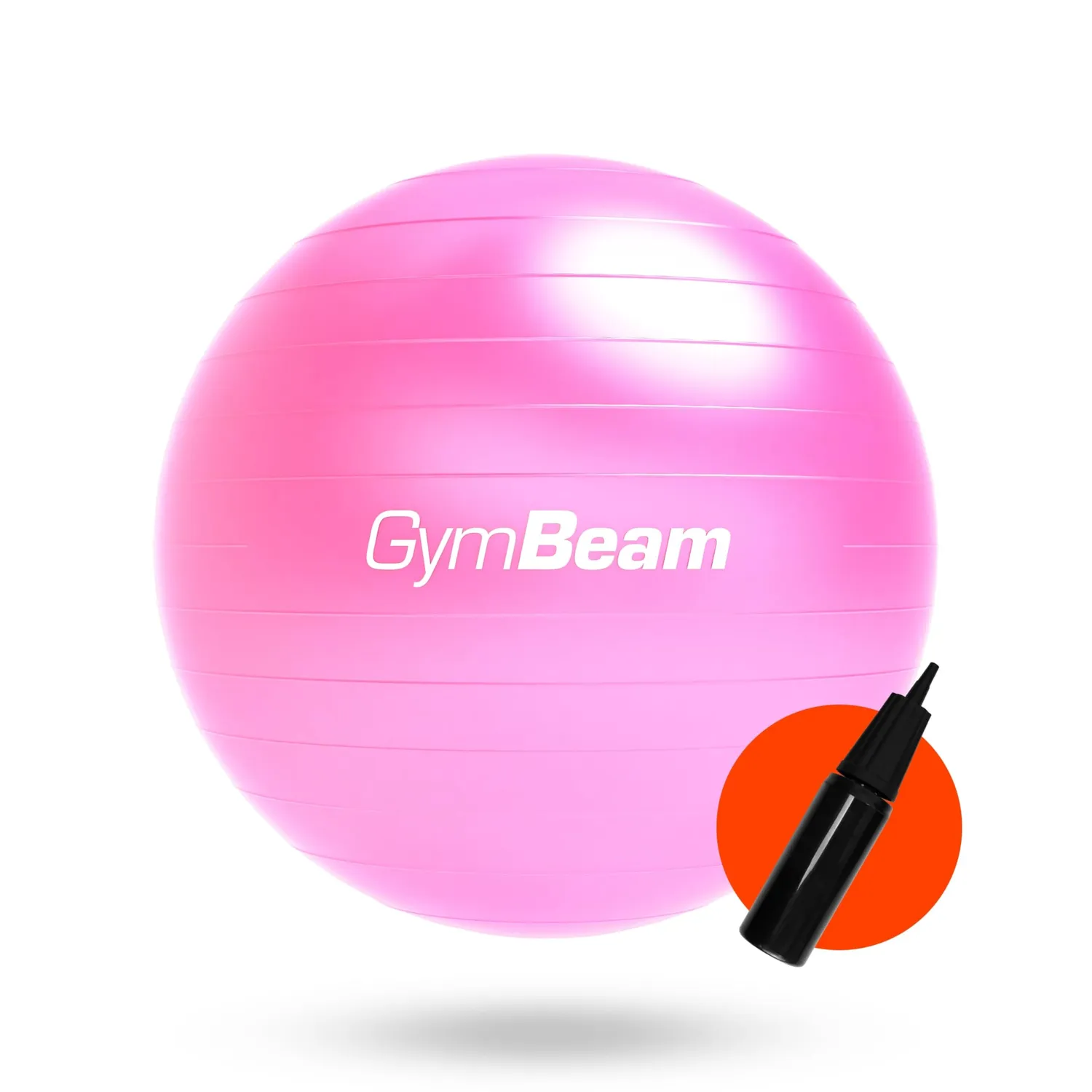 GymBeam Gymnastikball 85cm Sitzball Blau mit Pumpe