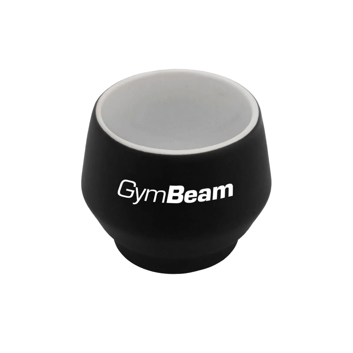 GymBeam Cappuccino Tasse Keramiktasse matt mit Untertasse