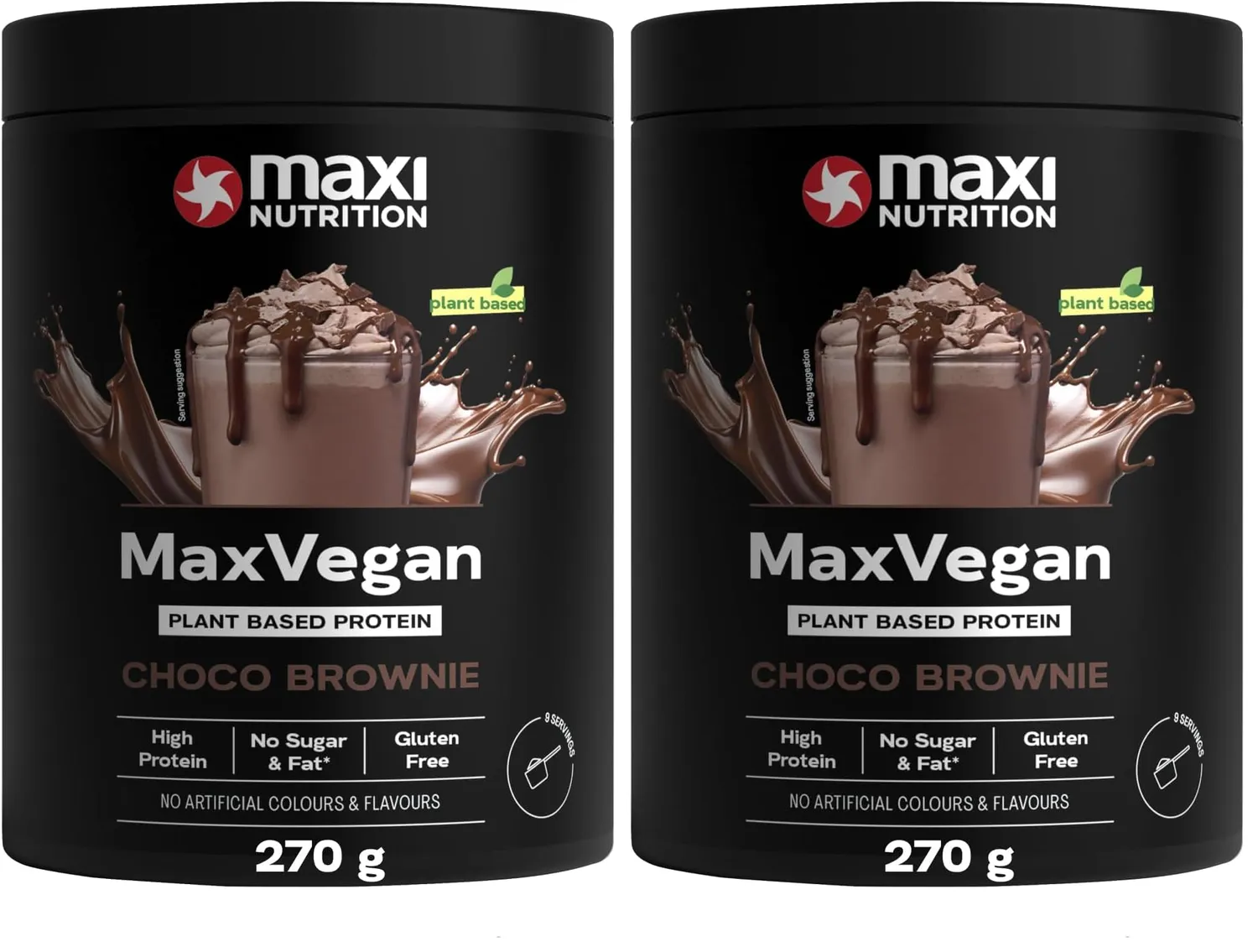 MaxiNutrition MaxVegan Proteinpulver Choco Brownie 270g