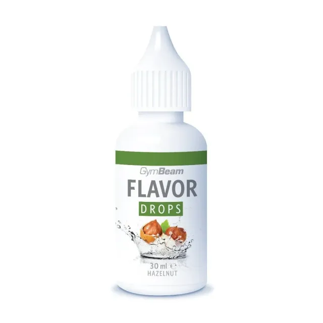 GymBeam Flavor Drops Haselnuss 30 ml zuckerfrei