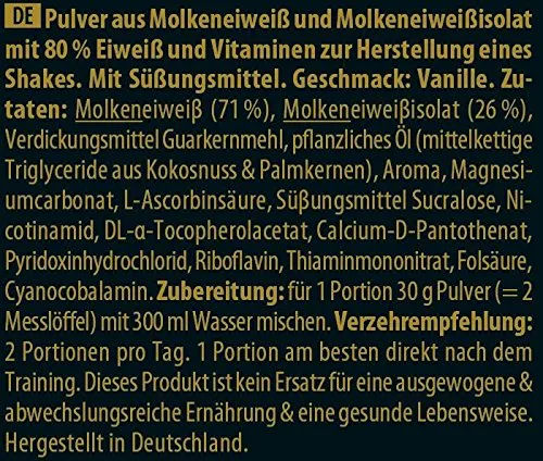 Inkospor X-Treme Whey Protein Vanille 500g 75% Eiweiß