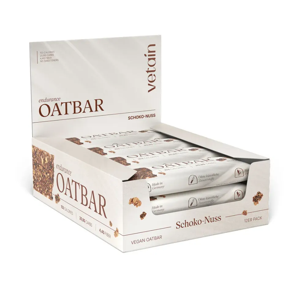 Vetain Oatbar Haferriegel Schoko-Nuss 12er Pack vegan