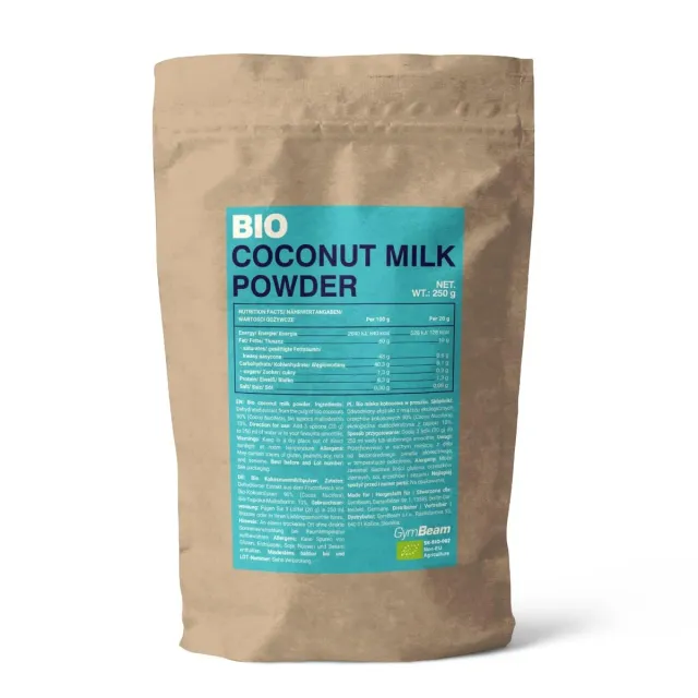 GymBeam Bio Kokosmilchpulver 250g vegan laktosefrei