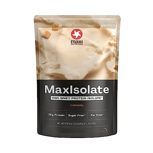 MaxiNutrition MaxIsolate Whey Isolat Erdbeere 1 kg zuckerarm