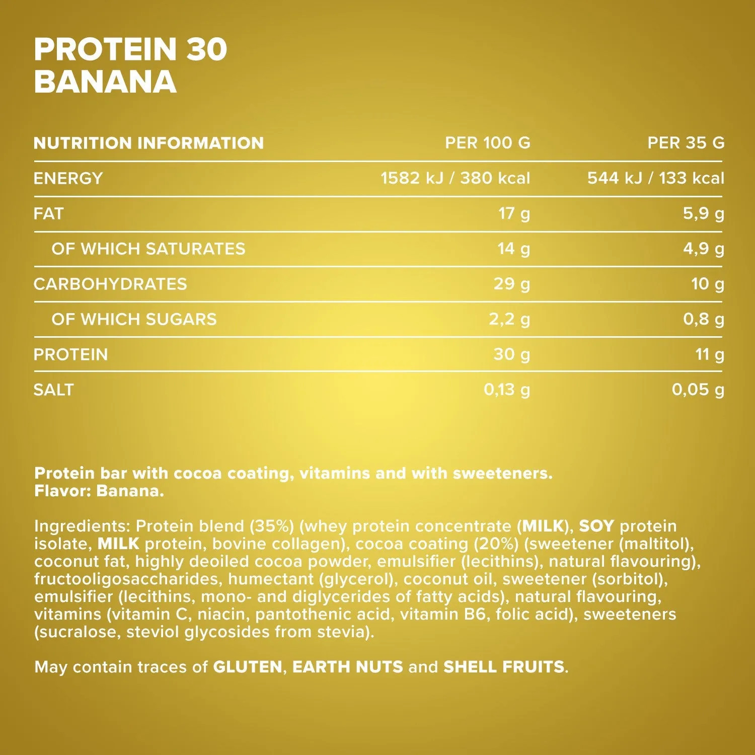 IronMaxx Protein 30 Riegel Banane 35g High Protein
