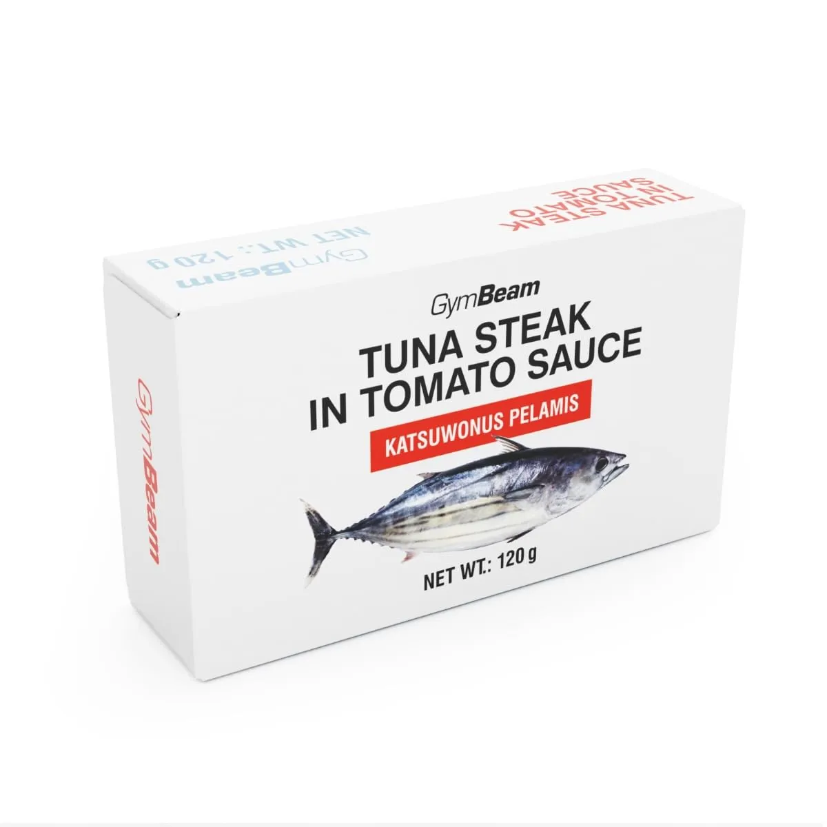 GymBeam Thunfischsteak Tomatensauce Dose 120 g proteinreich