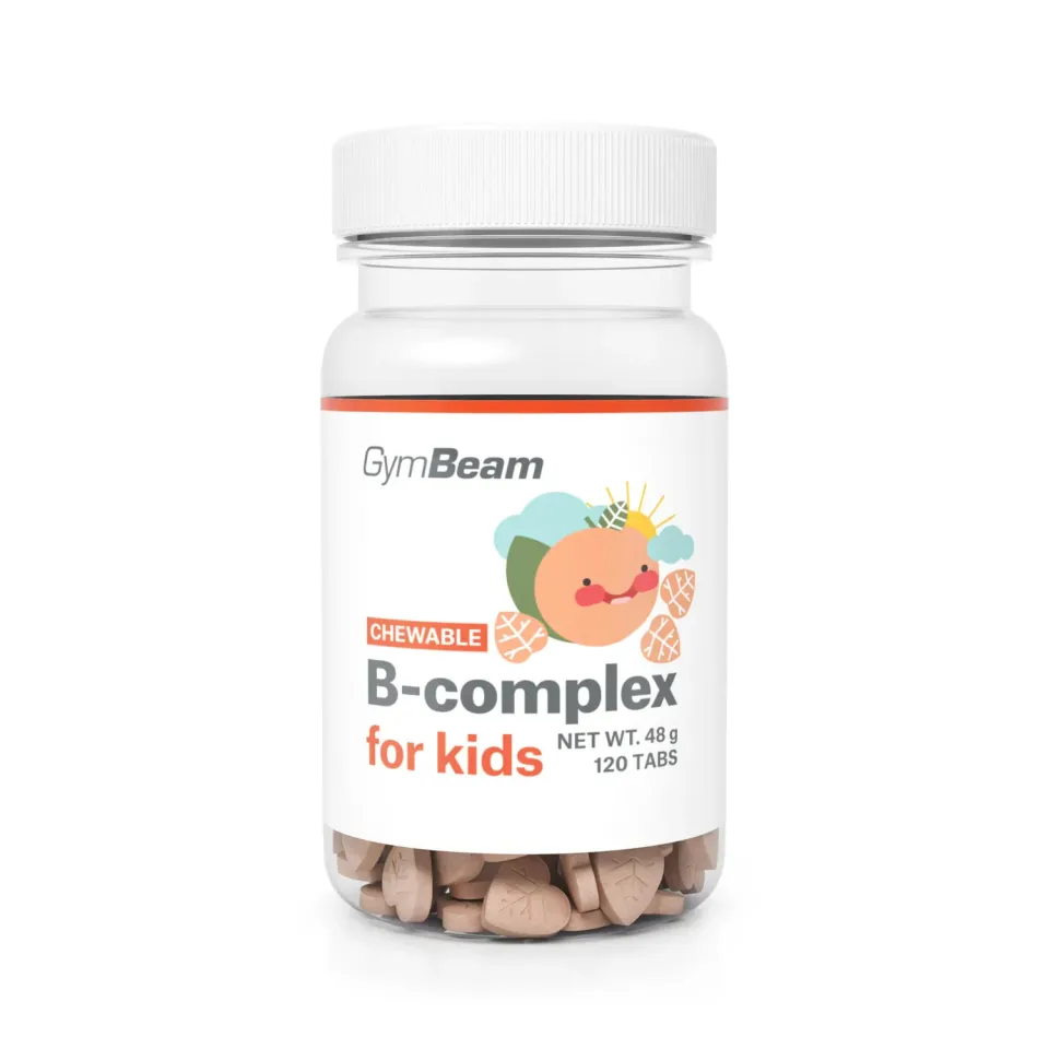 GymBeam B-Komplex Kautabletten Kinder 120 Stück
