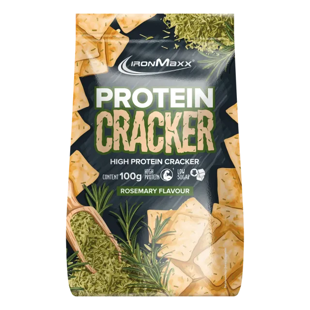 IronMaxx Protein Cracker 100 g Rosemary Snack