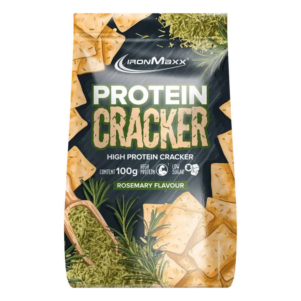IronMaxx Protein Cracker 100 g Rosemary Snack