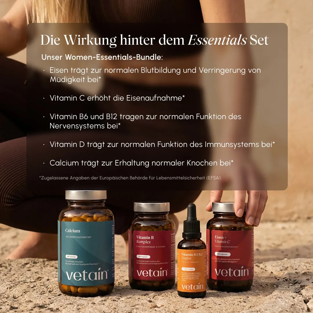 VETAIN Women's Essential Bundle Set 4-teilig