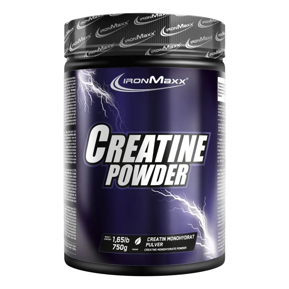 IronMaxx Creatine Powder Kreatin 750g geschmacksneutral vegan