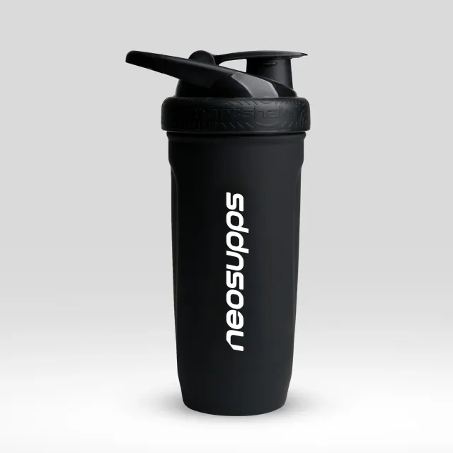 Neosupps Steel Shaker Edelstahl 700ml Schwarz