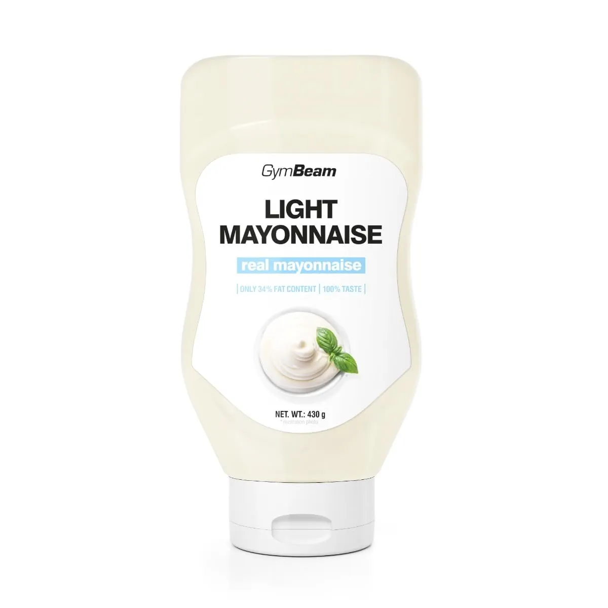 GymBeam Light Mayonnaise 4x430 ml kalorienarm